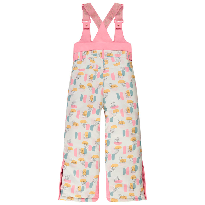 Ski broek met hoge taille en afneembare bretellen voor meisjes 