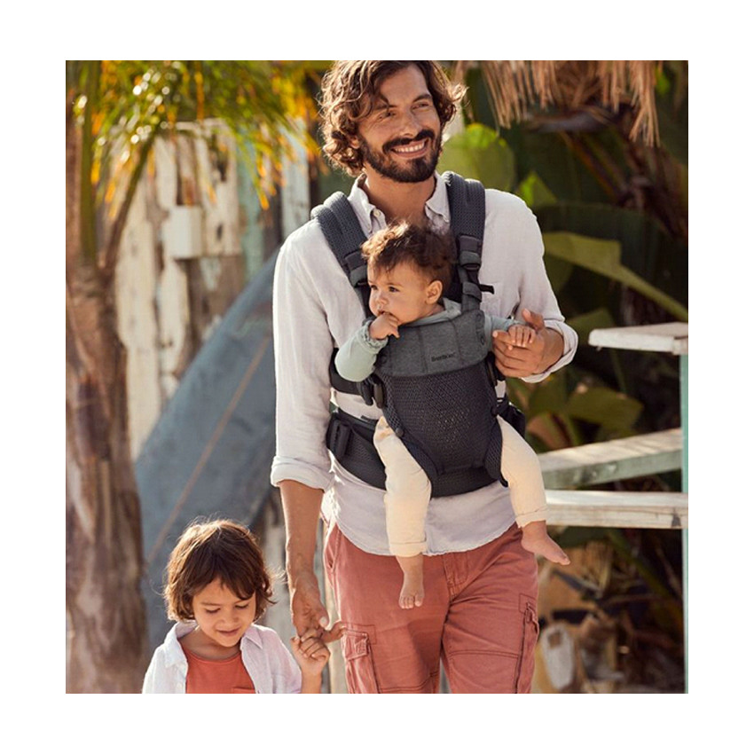 Buik-rugdrager Harmony 3D Mesh - Antraciet 