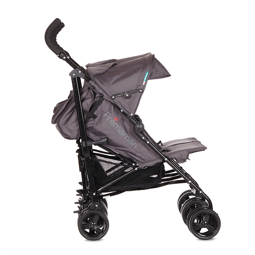 Buggy Twin - Antraciet grijs 