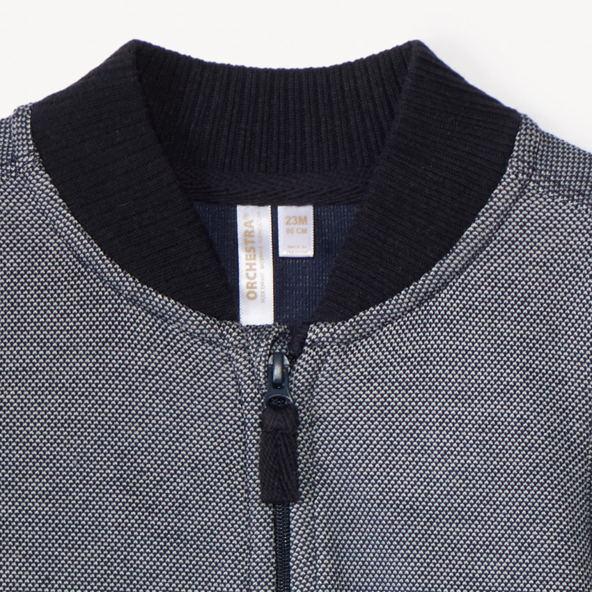 Teddy-col gebreide gilet voor babyjongen 