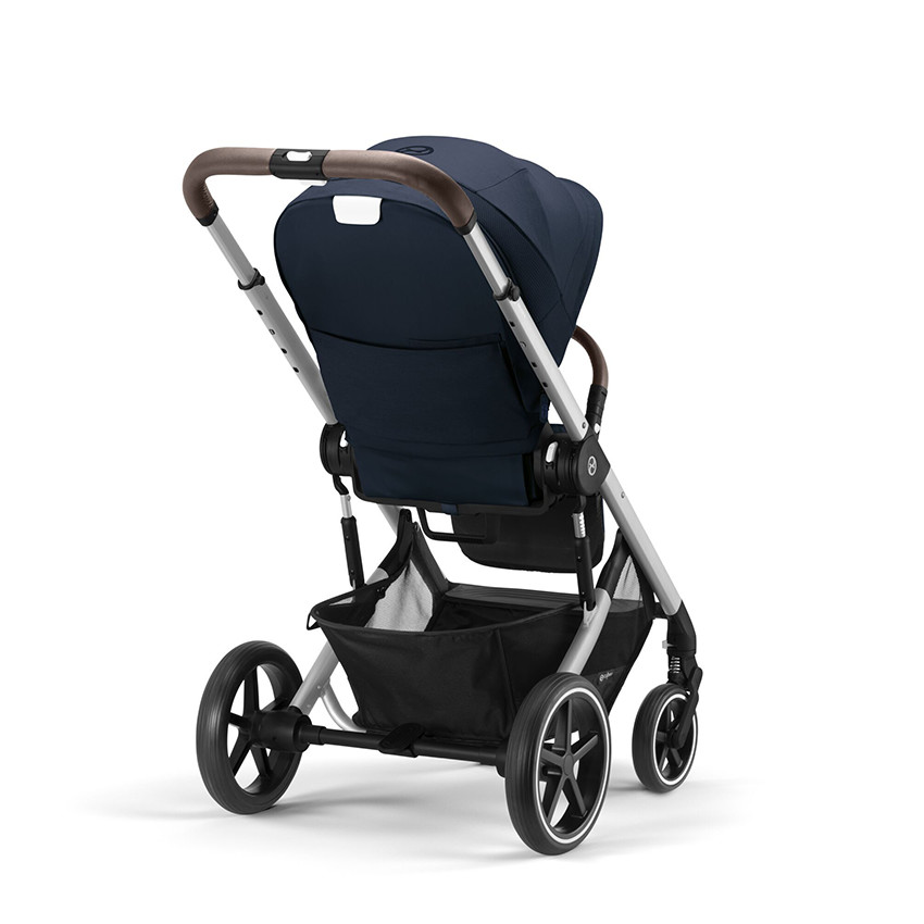 Poussette Balios S Lux - Châssis Silver / Siège Ocean Blue 