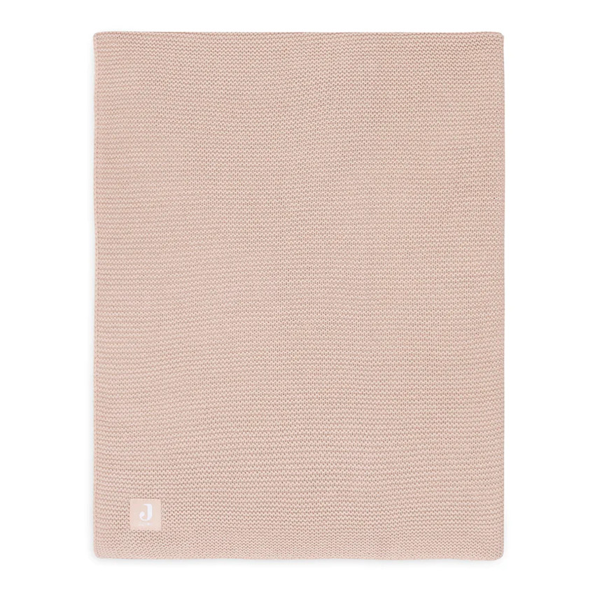 Deken wieg Basic Knit 75x100 cm - Wild Rose 