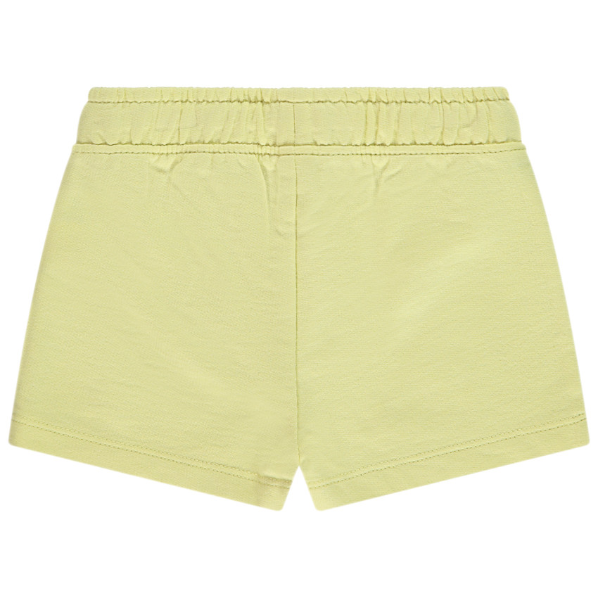 Short uni en molleton avec sugar print fleur hawaiienne pour bébé fille 