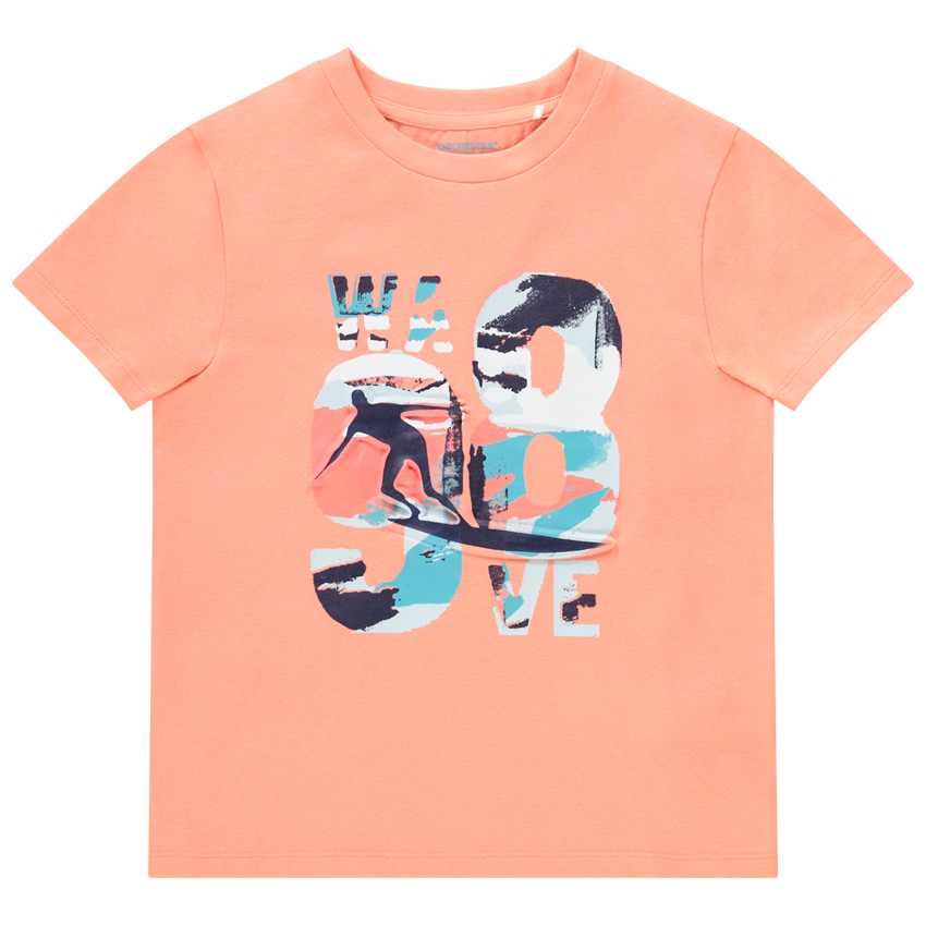 T-shirt manches courtes print surf pour garçon 