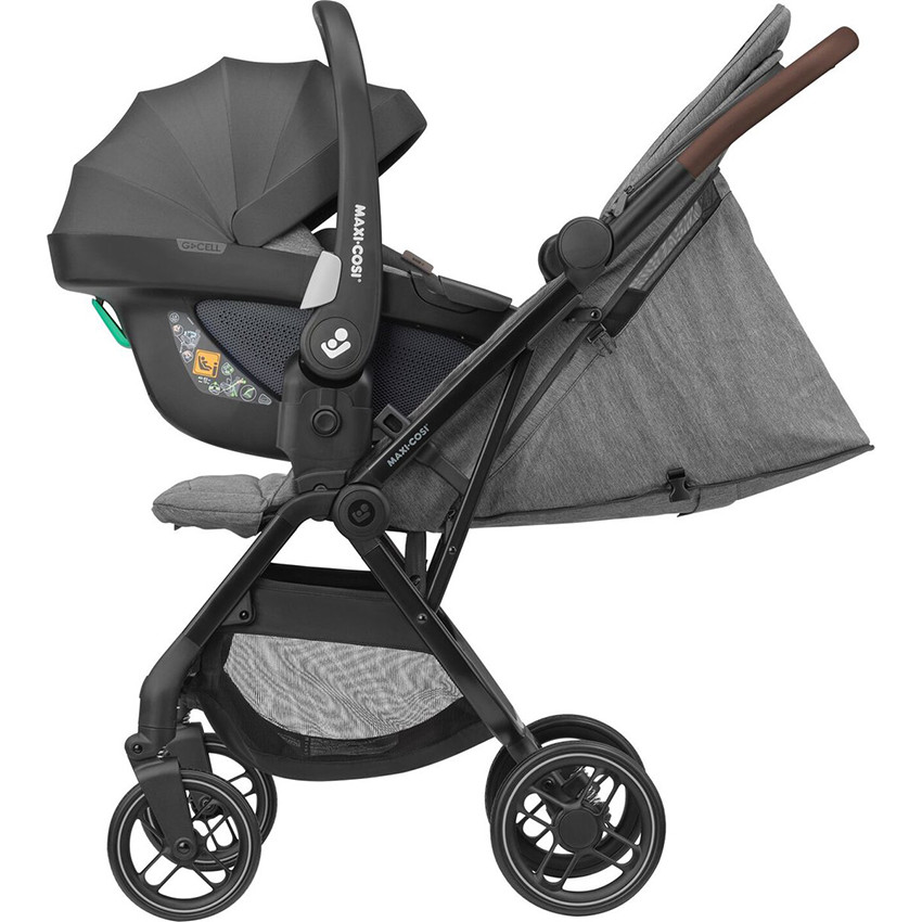 Wandelwagen Soho Ultra compact Oplossing 3-in-1 Select Grey 