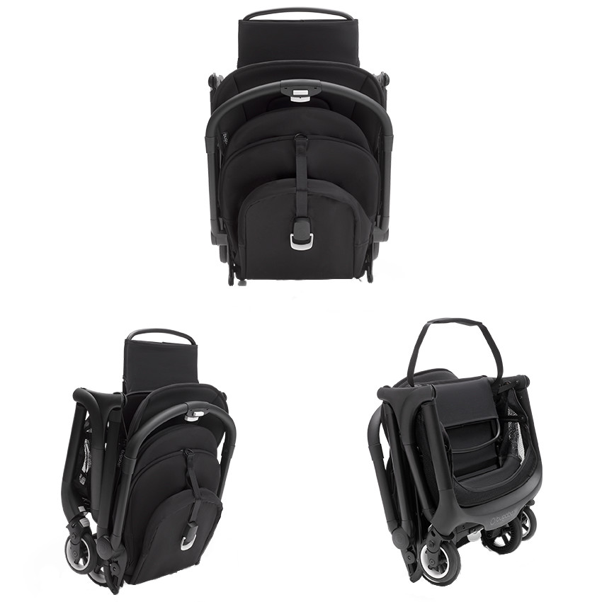 Poussette Butterfly complète - Noir/Vert forêt 