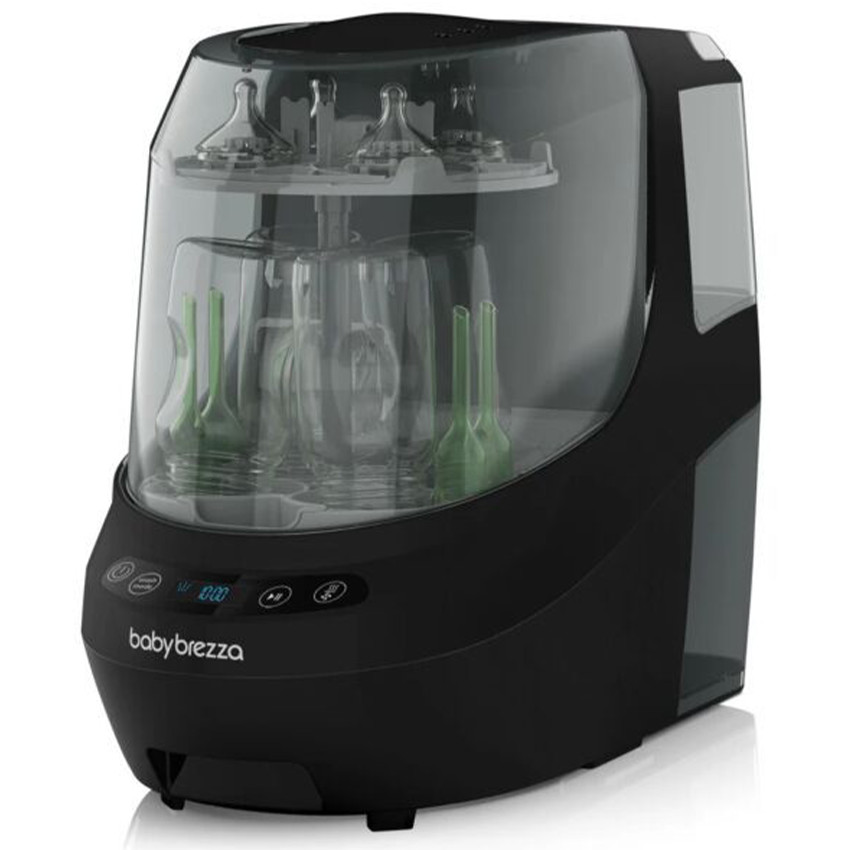 Lave-biberon électrique Pro  -Lave- Stérilise & Sèche All Black Noir 