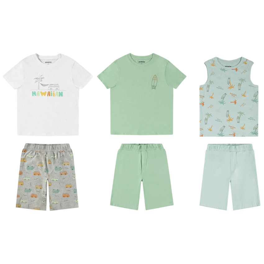 Set van 3 korte pyjama