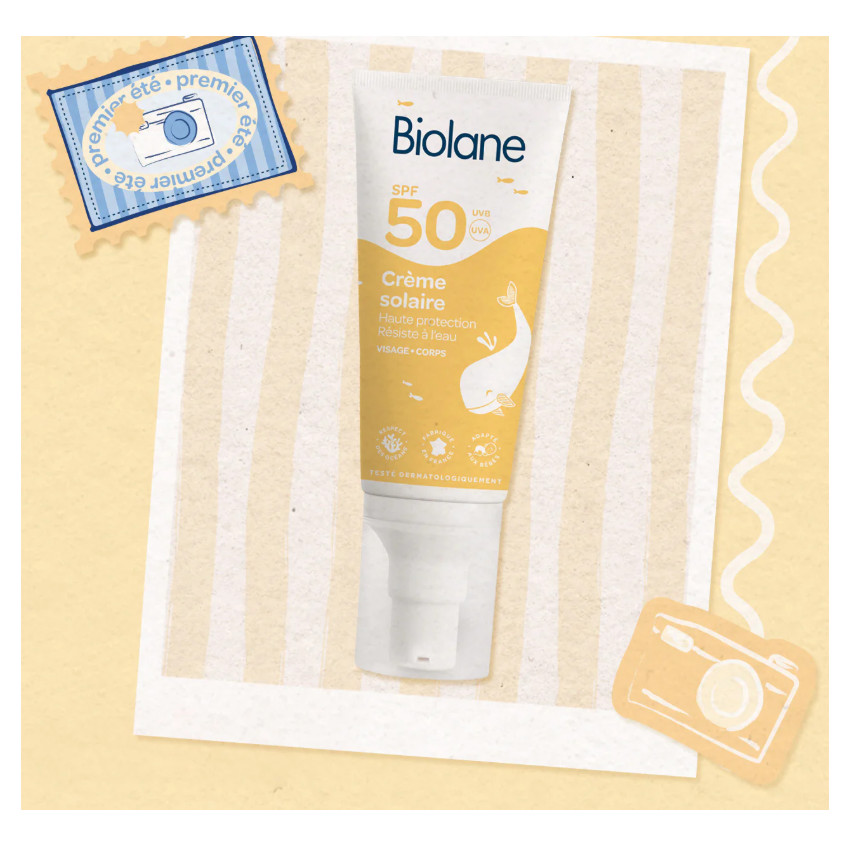 Zonnecrème hoge bescherming SPF50 UVB/UVA 50ml 