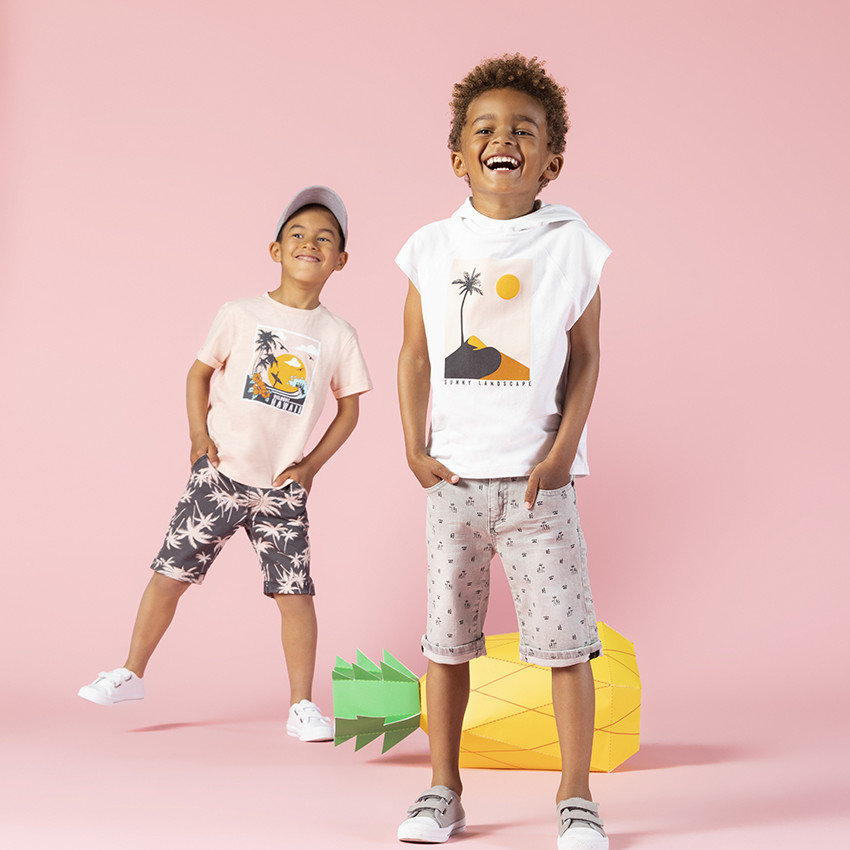 T-shirt manches courtes print esprit surf 