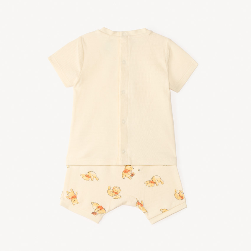 Set van 2 delen t-shirt + short Winnie de Poeh Disney voor babyjongen 
