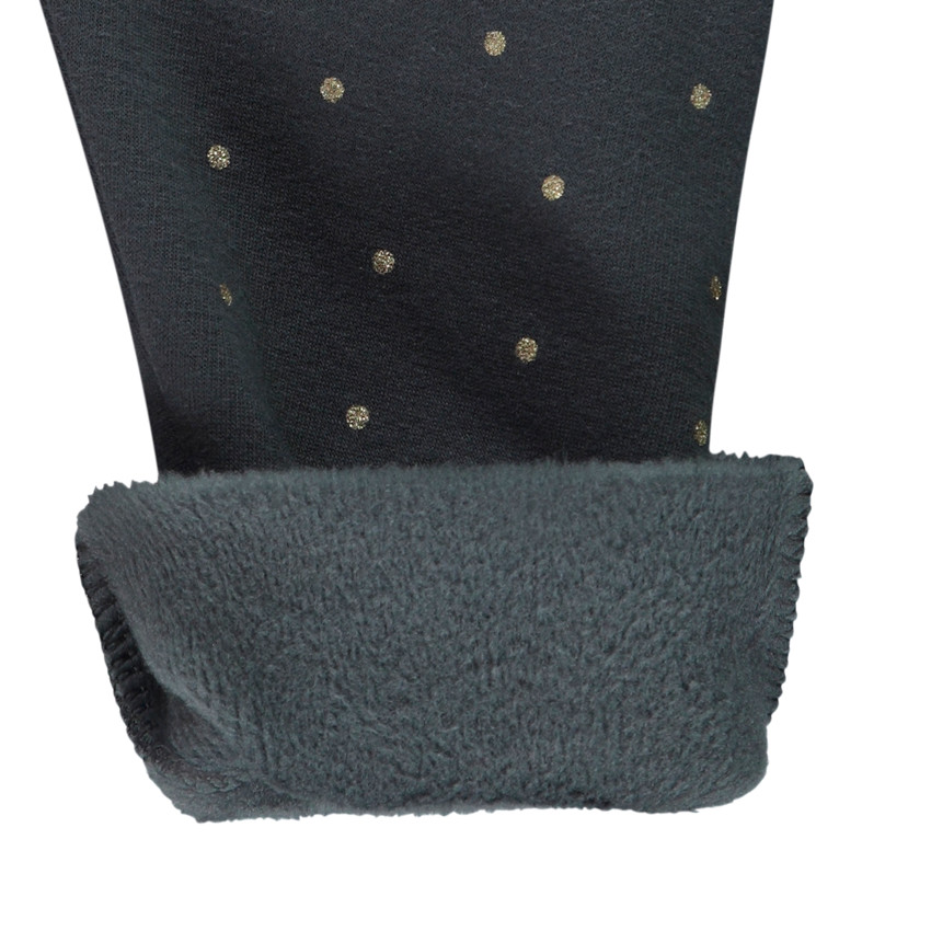 Jogging in sherpa jersey met glinsterende stippen voor meisjes 