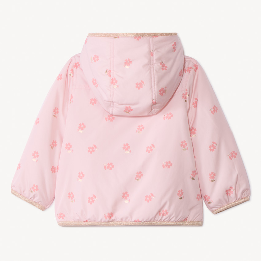 Coupe-vent imperméable imprimé fleurs pour bébé fille 