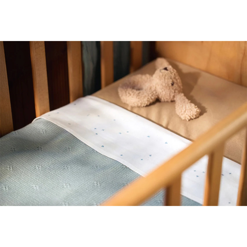 Couverture Cosy Knit 100x150cm Sea Green/Velvet 