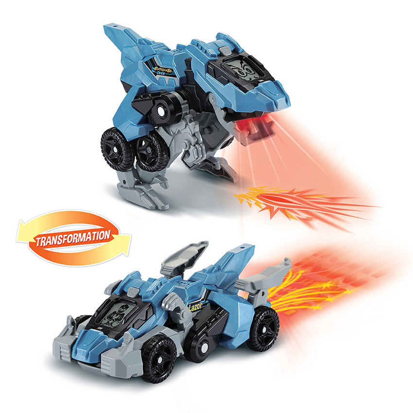 Switch & Go Dinos Fire Lazor le super Vélociraptor 
