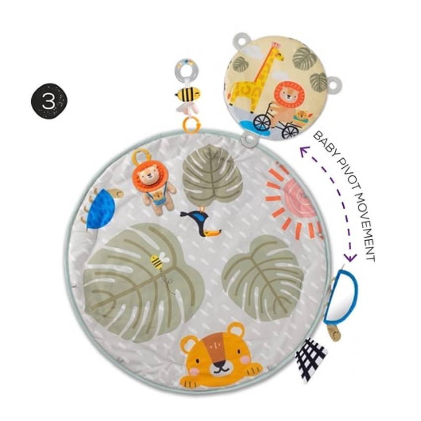 Tapis de jeu 360° avec arc Savannah Adventures 