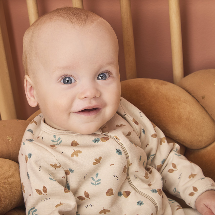 Lot de 2 dors-biens zippés et contrecollés pour bébé garçon 