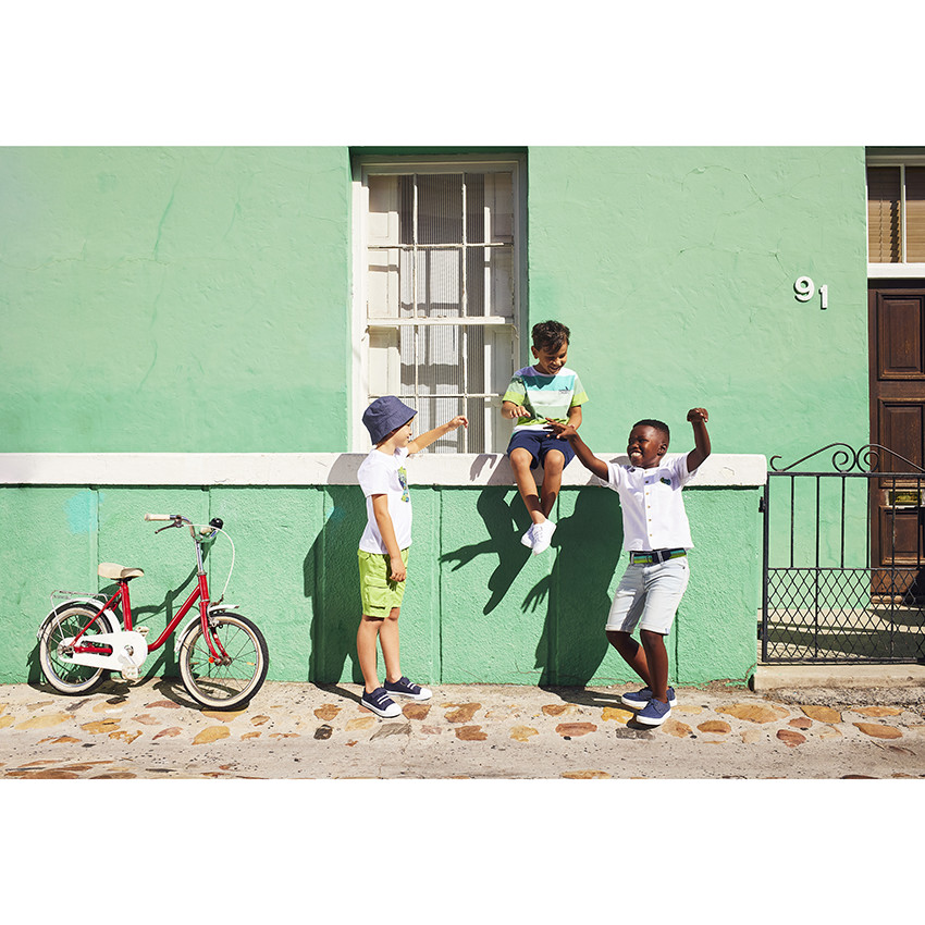 T-shirt manches courtes print perroquet pour garçon 