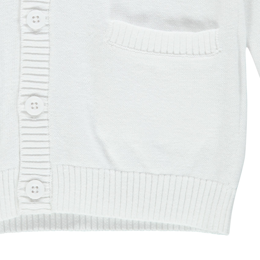 Gilet en tricot uni avec col châle 