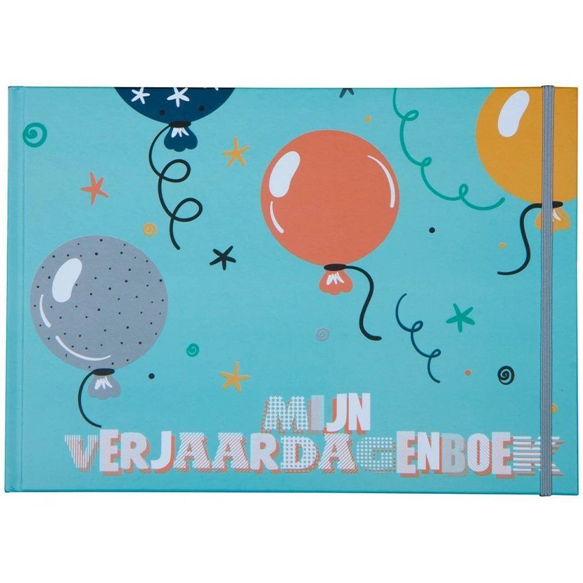 Livre d'anniversaire "Texte Néerlandais" Menthe 