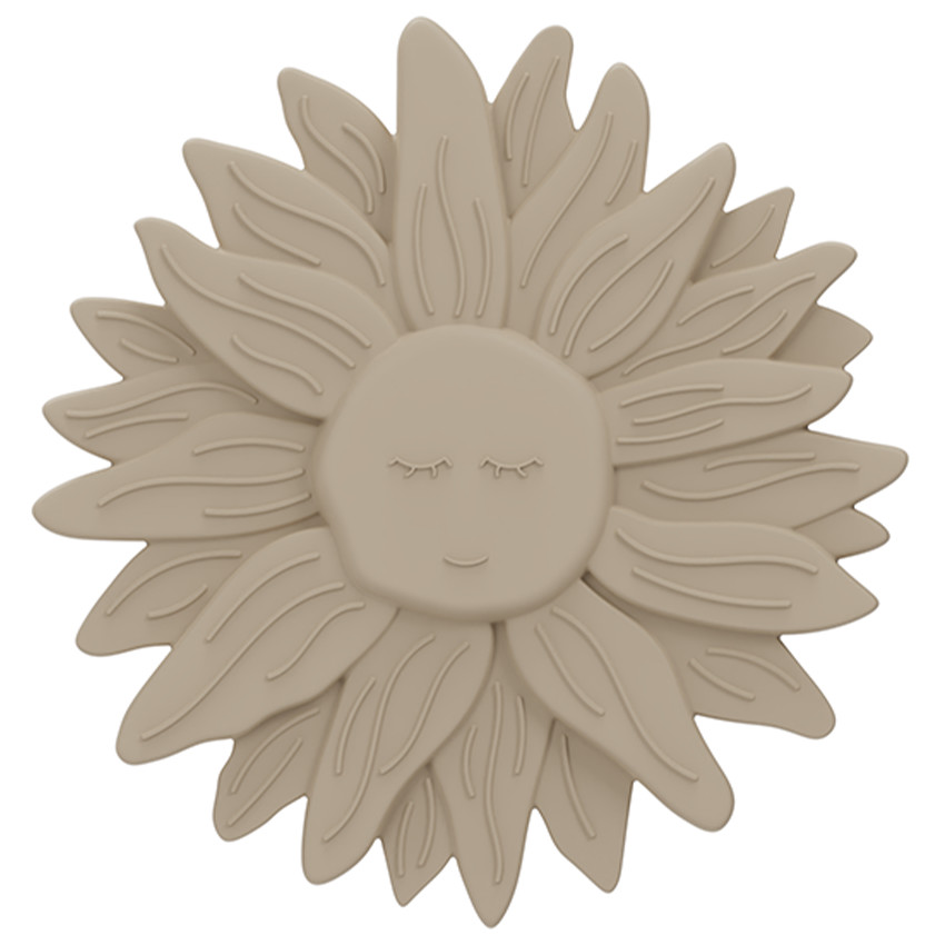 Anneau de dentition silicone Tournesol Nougat 