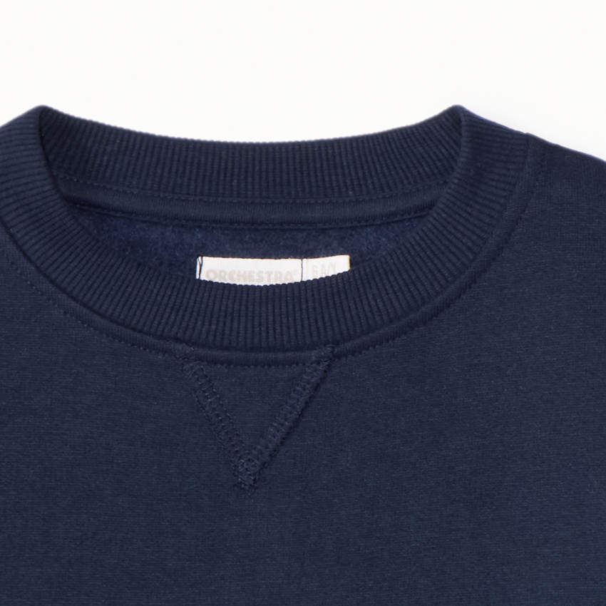 Sweat en molleton gratté uni pour garçon 