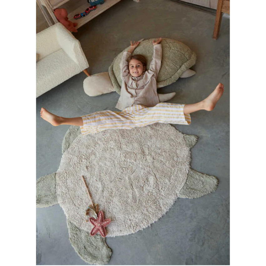 Tapis de Chambre lavable 110x130cm Sea Turtle 