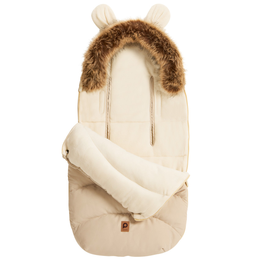 Chancelière universelle chaude doublée sherpa Nours beige 