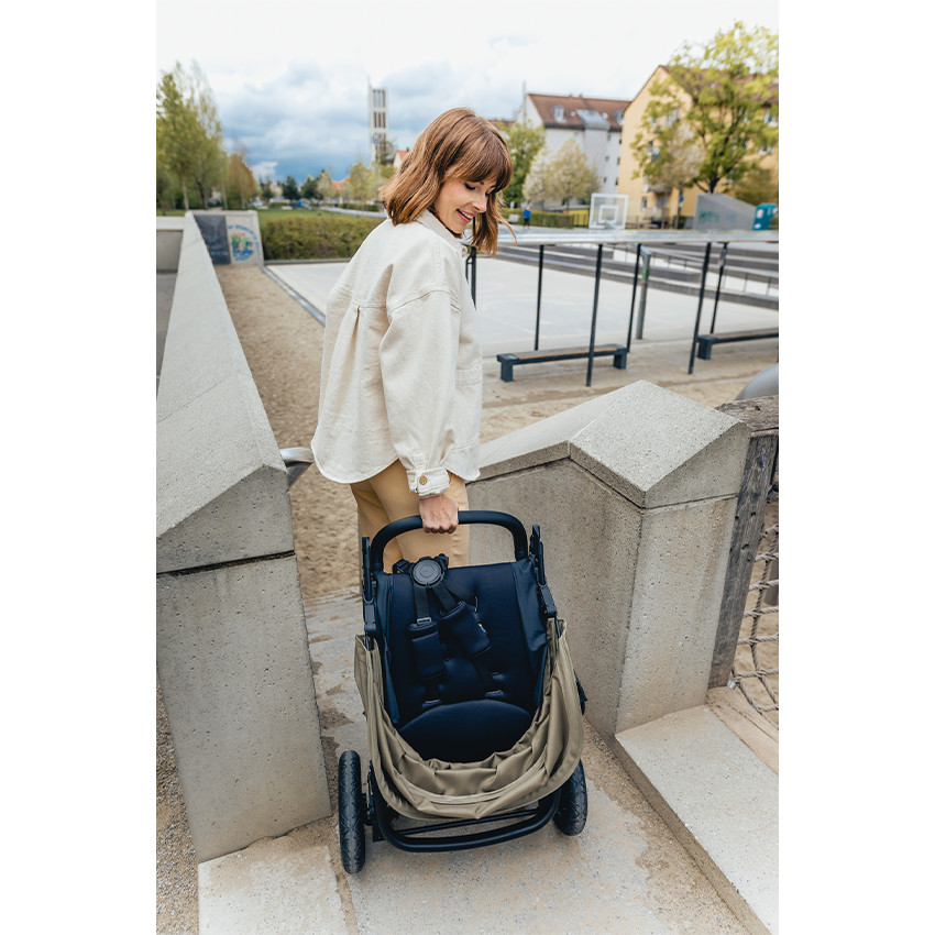 Poussette Rapid 4D Tout Terrain compacte Olive 