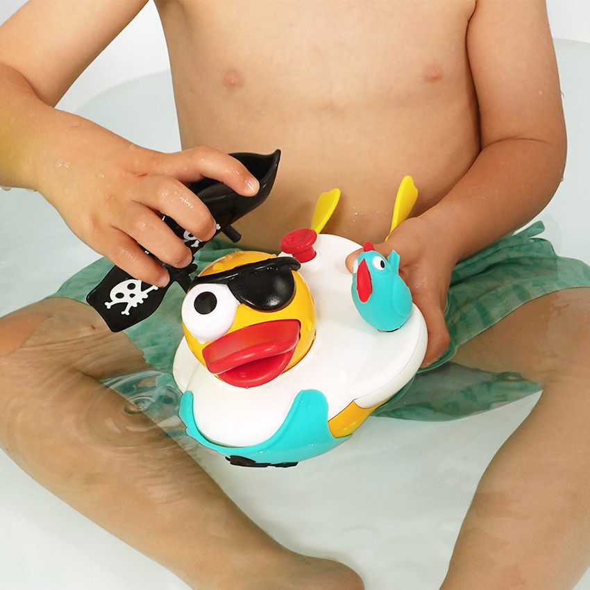 Jouet de bain Create 'n spray Canard Pirate + 13 accessoires 