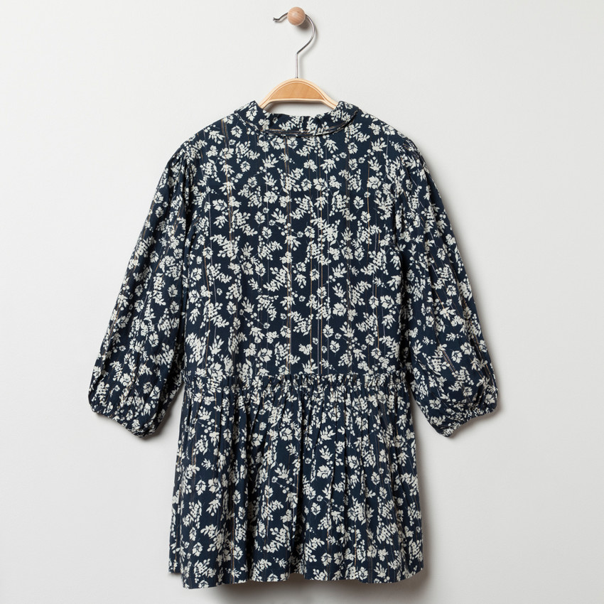 Jurk met lange mouwen en bloemenprint, met ruimzittende snit 