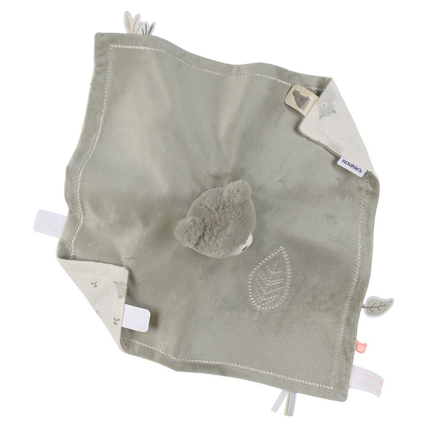 Knuffel doudou omkeerbaar Dag/Nacht Beer Orso Ecru 