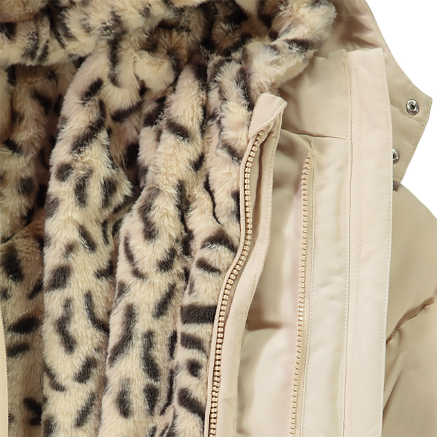 Doudoune imperméable 2 en 1 doublée sherpa avec gilet pour fille 