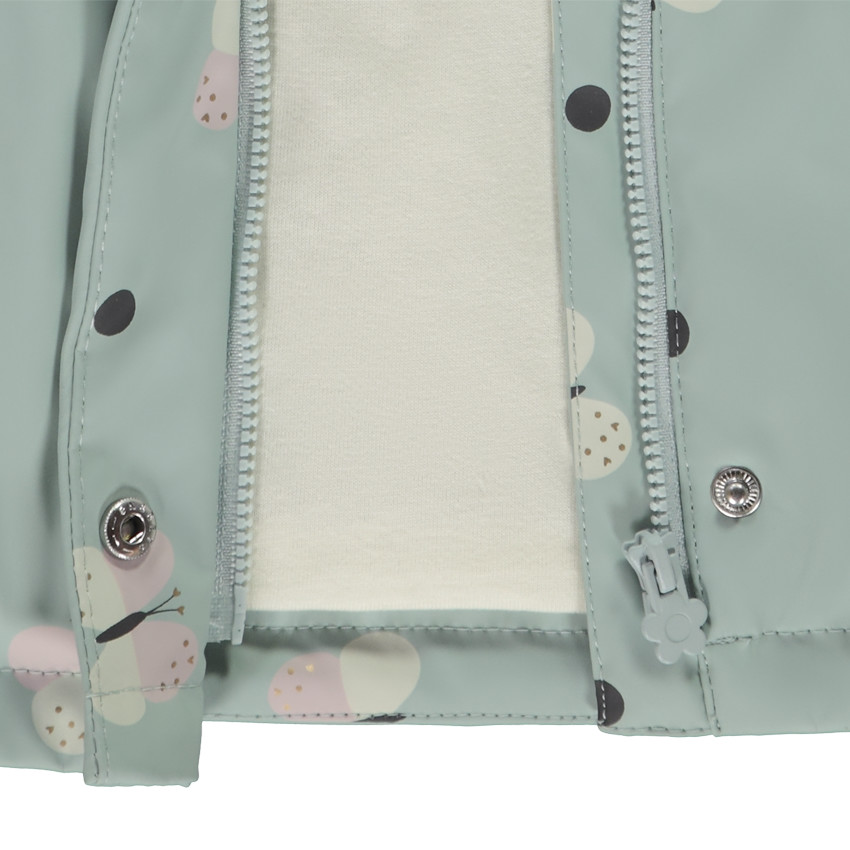 Parka gomme déperlante imprimé papillons pour bébé fille 