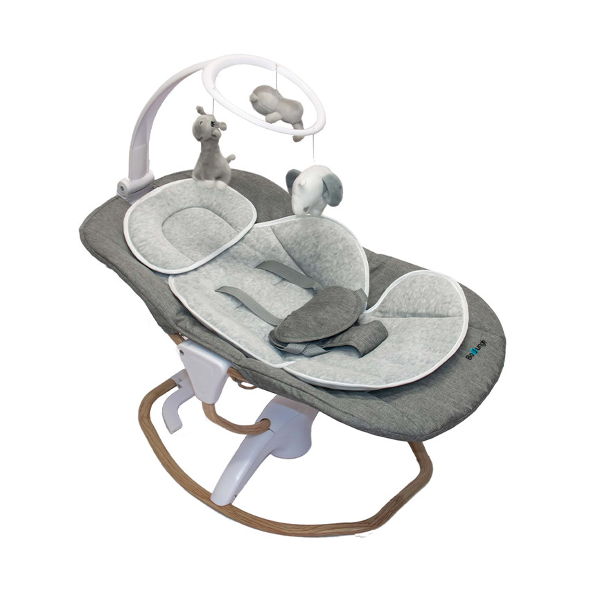 Balancelle 2 en 1 Pure White avec mobile 