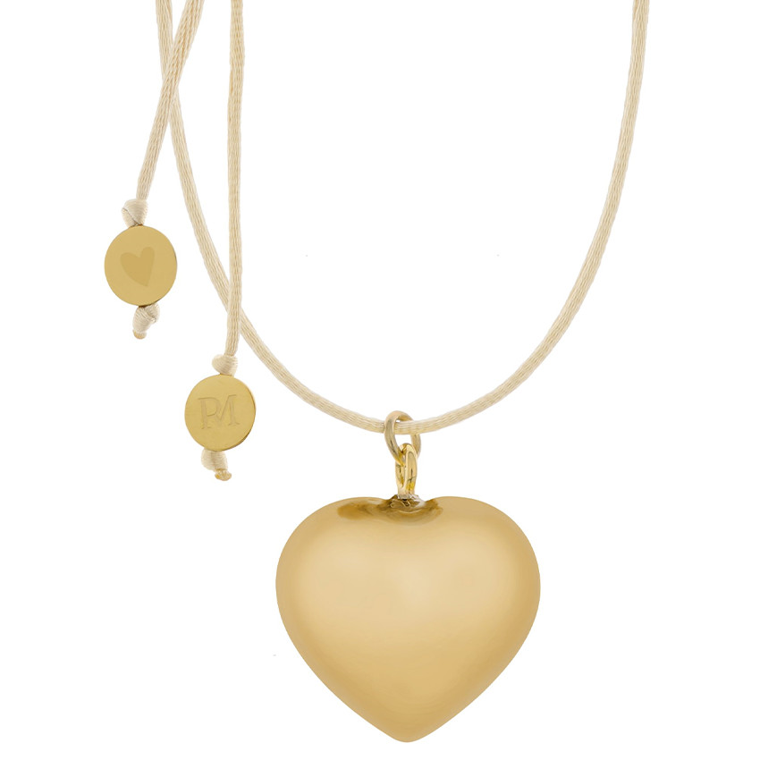 Bola collier de grossesse en forme de coeur Sofie or 