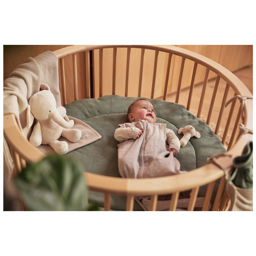 Couverture Lit Basic Knit 100x150cm Nougat/Fleece 