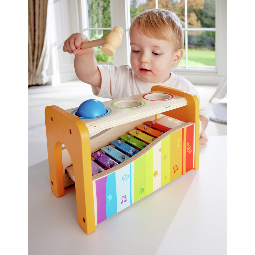 Muziekspel - Hamerbank met Xylofoon 