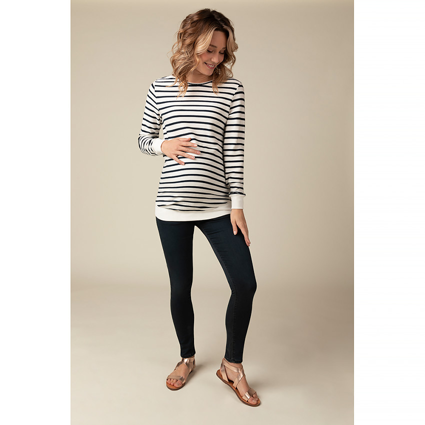 Marinière de grossesse en molleton  