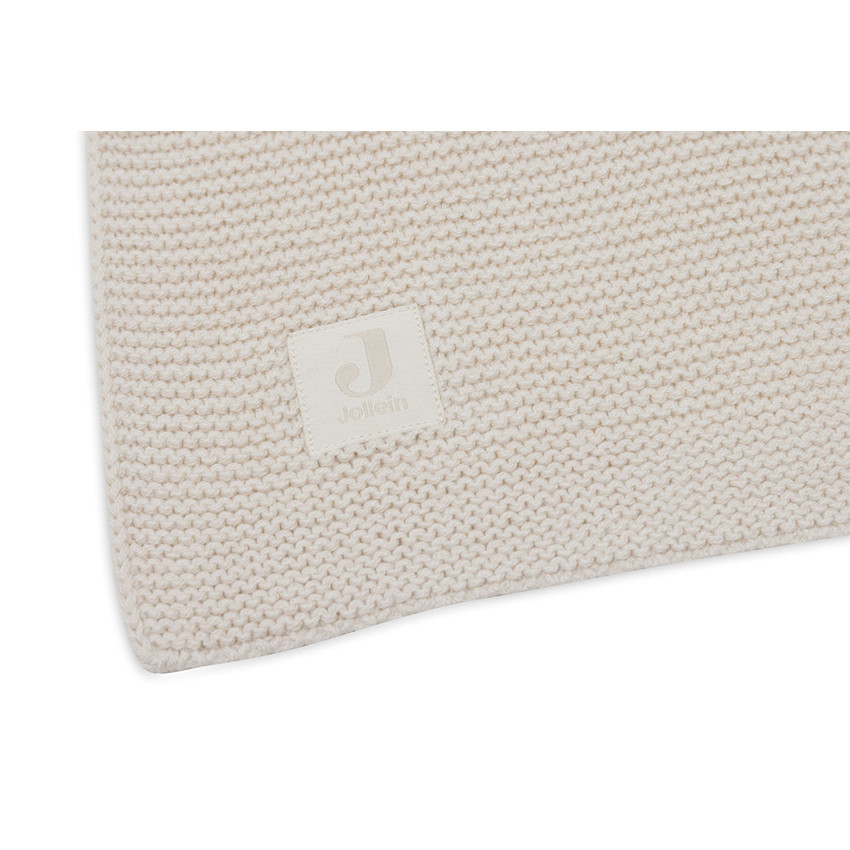 Couverture berceau 75x100cm Tricot Basic Knit Oatmeal 