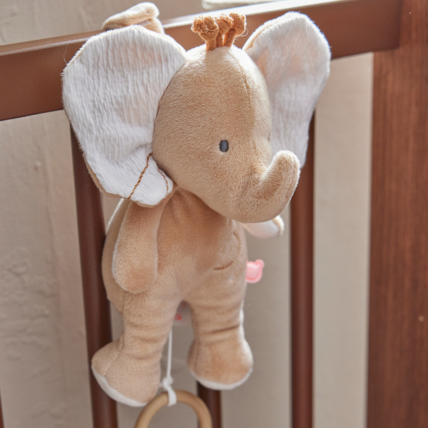 Mini muzikale pluche 20 cm olifant Bali 