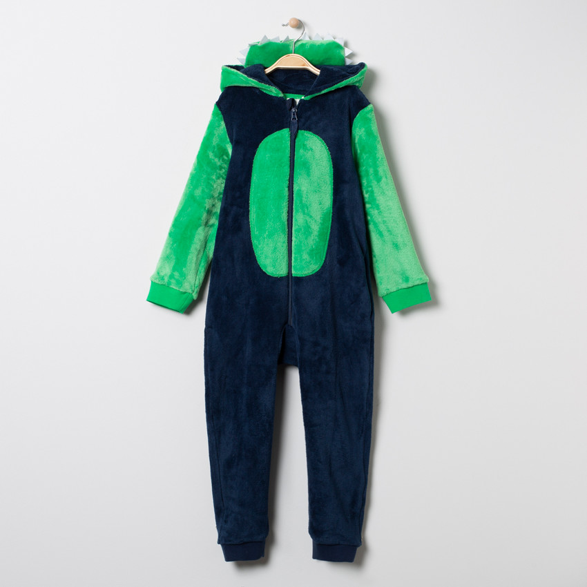 Surpyjama en sherpa dinosaure à détails en relief 