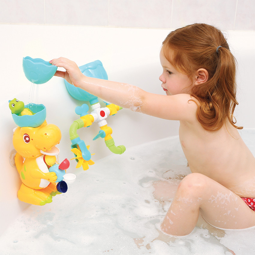 Coffret de bain Dinosaure à ventouses 10+ mos 