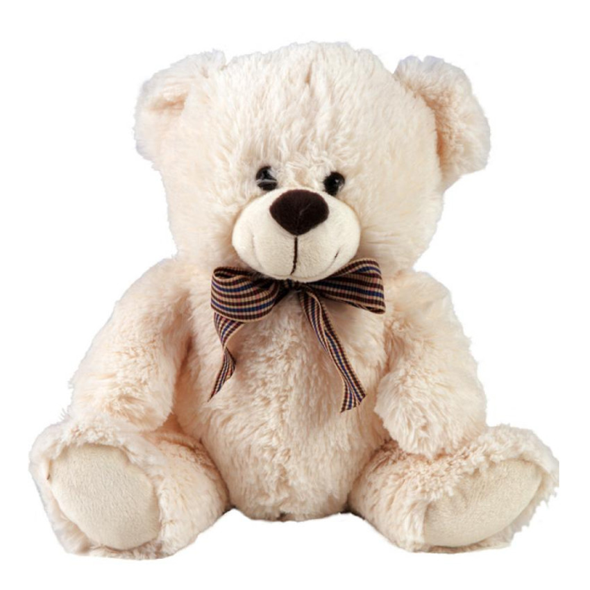 Peluche Ours avec noeud Papillon 28cm A l'unité/selon disponibilité  