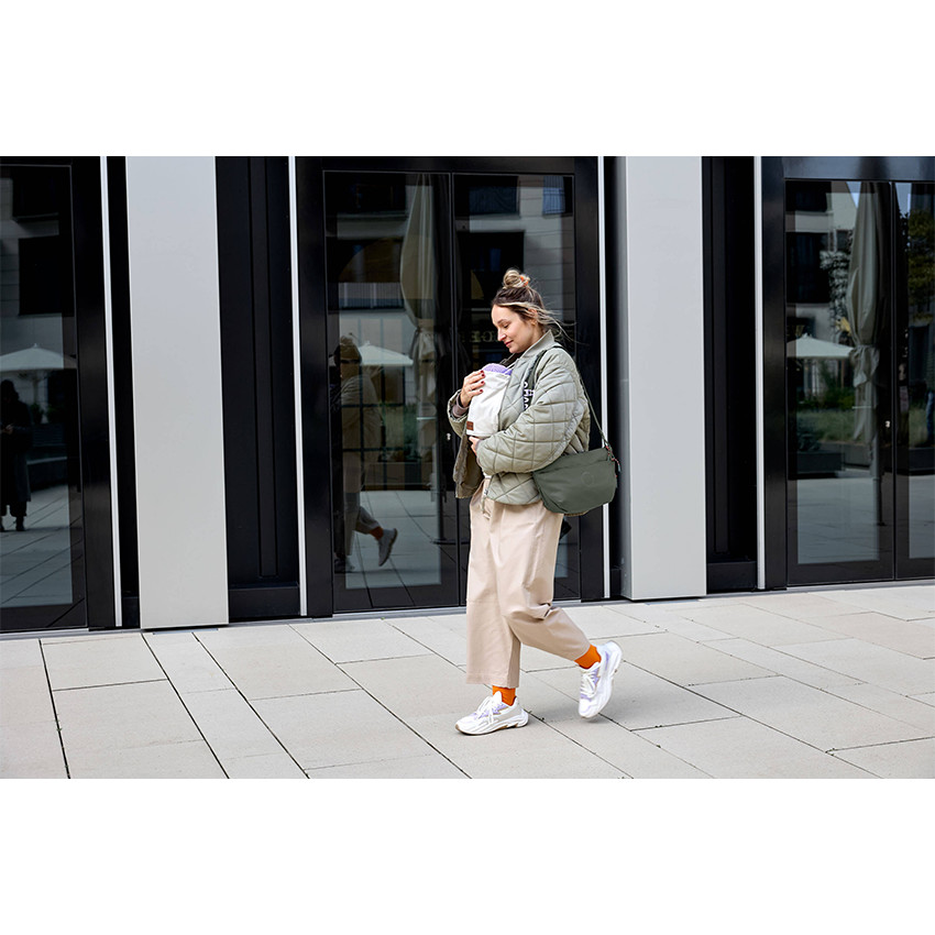 Sac à langer banane organizer de poussette Olive Foncé 