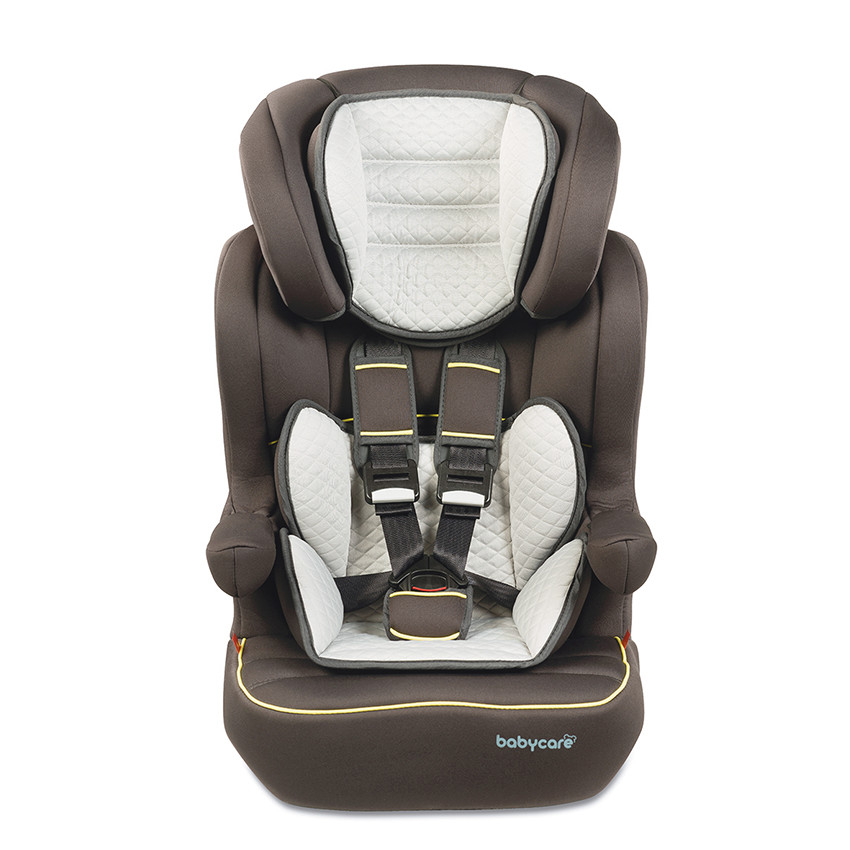 Autostoel Quilt Groep 1/2/3 (van 9 tot 36 kg) - Bruin 
