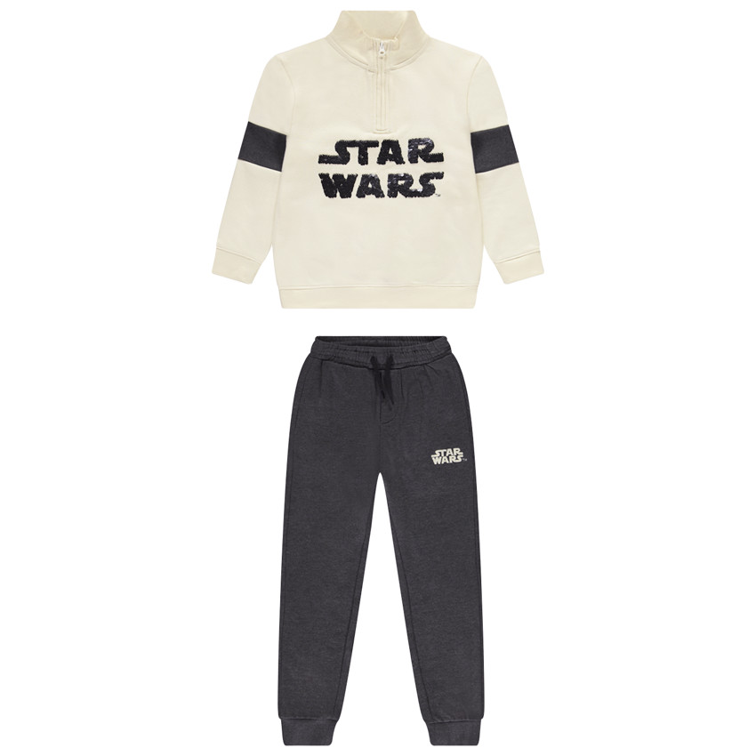 Ensemble jogging + sweat Star Wars à sequins magiques pour garçon 
