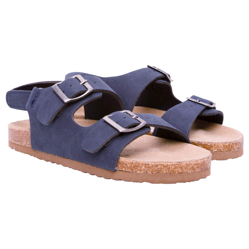 Sandales à double boucles avec lanière à scratch pour garçon 