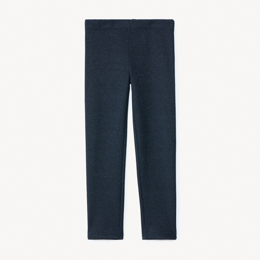 Legging scintillant doublé velours pour fille 