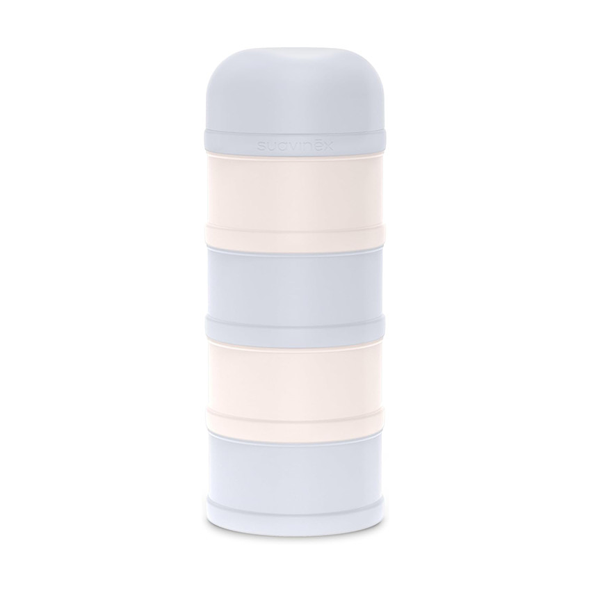 Melk- en graanpoederdispenser blauw 
